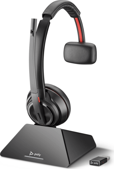 Plantronics Savi 8210 UC Teams Wireless Headset - Fekete