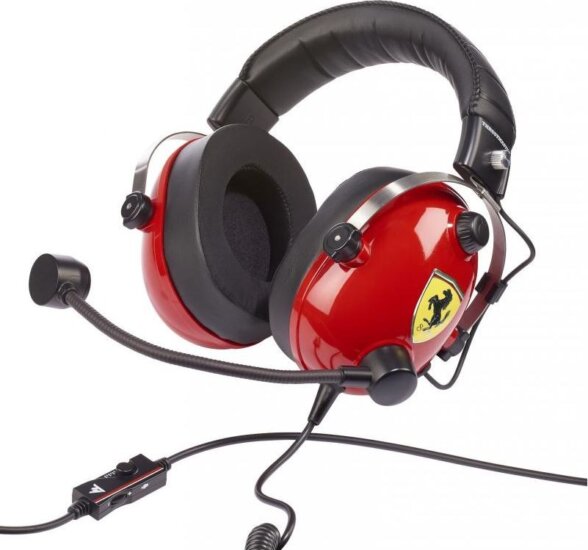 Thrustmaster T.Racing Scuderia Ferrari Edition-DTS Gaming Headset - Piros