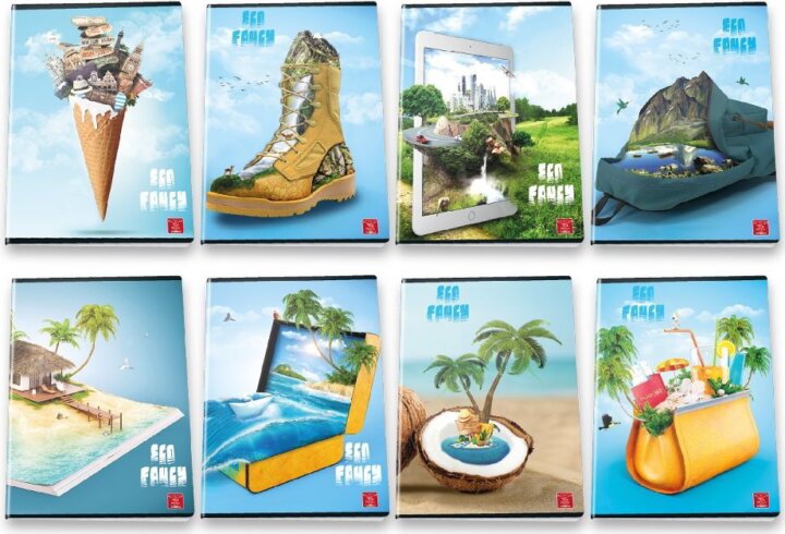 Pigna Eco Fancy 42 lapos A4 kockás füzet - Többfajta