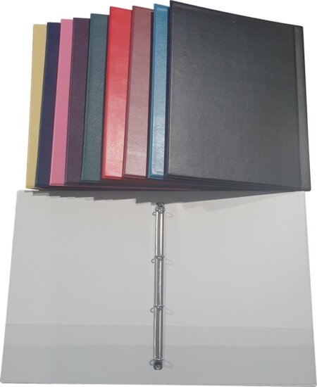 Plastweld A4 gyűrűs mappa - Fekete