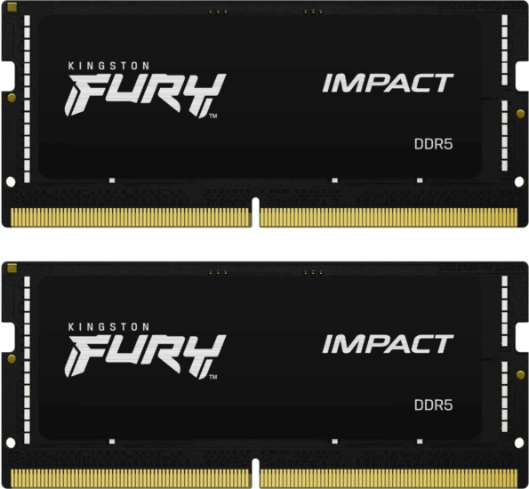 Kingston 64GB / 4800 Fury Impact DDR5 Notebook RAM KIT (2x32GB) Kingston 64GB / 4800 Fury Impact DDR5 Notebook RAM KIT (2x32GB)