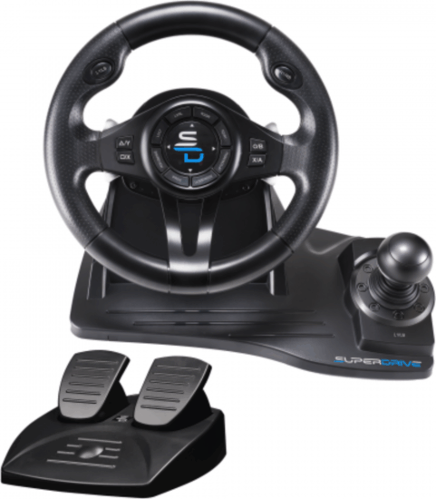 Subsonic Superdrive Multi GS550 Kormány + pedál szett - Fekete