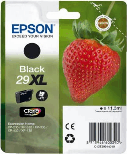 Epson T2991 29XL Eredeti Tintapatron Fekete