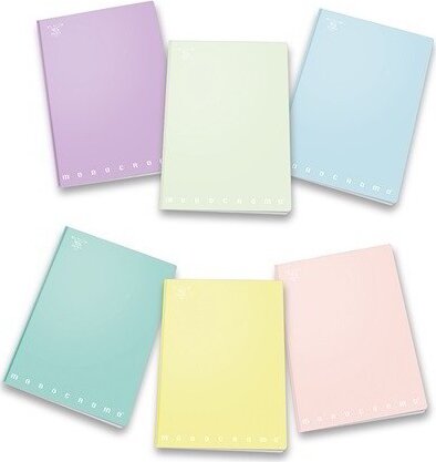 Pigna Monocromo Pastel 42 lapos A4 kockás füzet - Többfajta