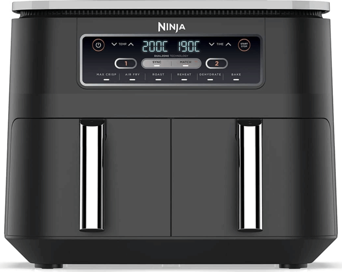 Ninja AF300EU 7,6L Forrólevegős fritőz - Fekete