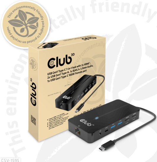 Club3D CSV-1595 100W Dokkoló Club3D CSV-1595 100W Dokkoló