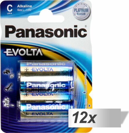 Panasonic LR14EGE/2BP Evolta Babyelem (12x2db/csomag) Panasonic LR14EGE/2BP Evolta Babyelem (12x2db/csomag)