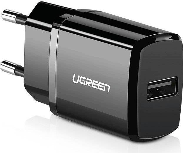 Ugreen ED011 Hálózati USB-A töltő - Fekete (5V / 2.1A)