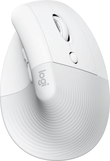Logitech Lift Wireless Vertikális Egér - Fehér