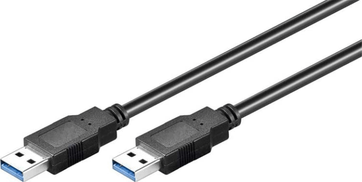 Goobay 93929 USB-A apa - USB-A apa 3.0 Összekötő kábel - Fekete (3m) Goobay 93929 USB-A apa - USB-A apa 3.0 Összekötő kábel - Fekete (3m)
