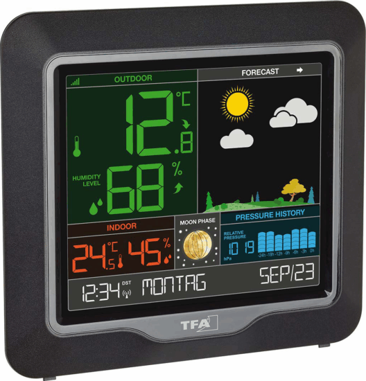 TFA EASON 35.1150 LCD Időjárás állomás