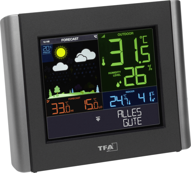 TFA VIEW METEO 35.8000 LCD Időjárás állomás