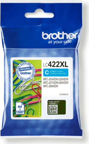 Brother LC422XL Eredeti Tintapatron Cián
