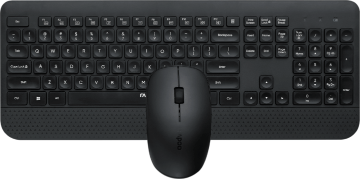 RAPOO X3500 Wireless Billentyűzet + Egér (Fekete) - Magyar