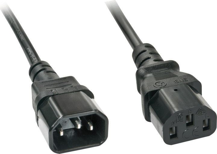 Lindy 30331 Tápkábel hosszabbító - 2m