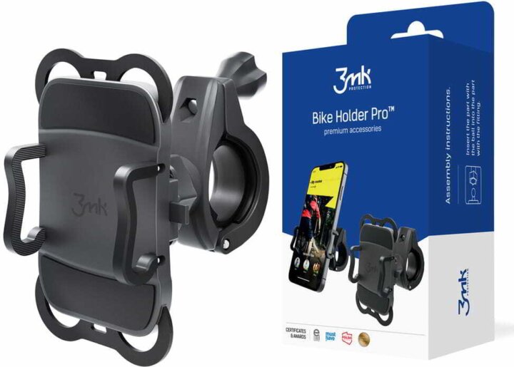 3mk Bike Holder Pro Mobiltelefon kerékpáros tartó 3mk Bike Holder Pro Mobiltelefon kerékpáros tartó