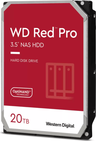 Western Digital 20TB Red Pro SATA3 3.5" NAS HDD