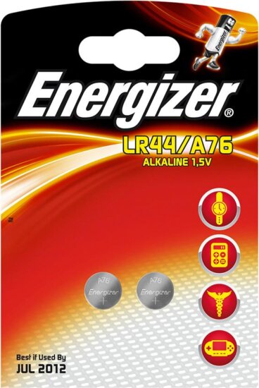 Energizer LR44/A76 Gombelem (2 db / csomag)