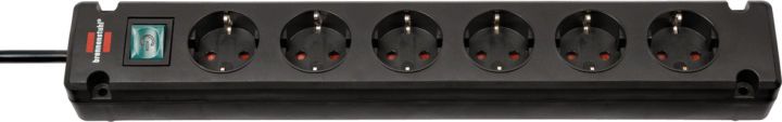 Brennenstuhl Comfort-Line Bremounta 230V Elosztó 6 aljzatos 3m - Fekete