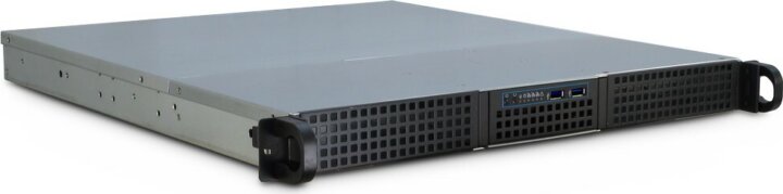 Inter-Tech 88887100 1U Szerverház - Fekete