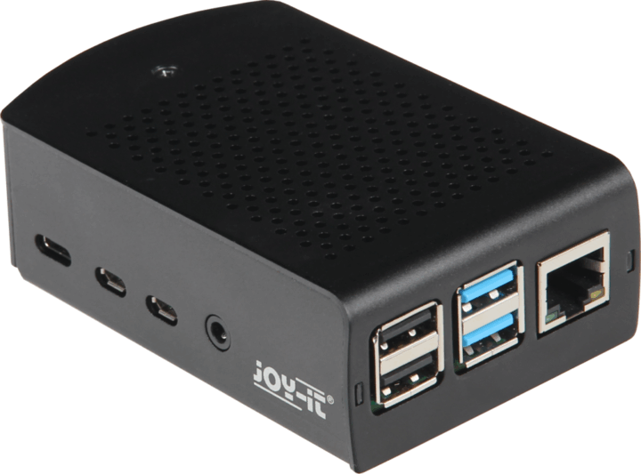 Joy-IT RB-ALUCASEP4+06 Raspberry Pi 4 B Ház - Fekete Joy-IT RB-ALUCASEP4+06 Raspberry Pi 4 B Ház - Fekete