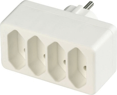 REV 250V Elosztó 4 aljzatos - Fehér REV 250V Elosztó 4 aljzatos - Fehér