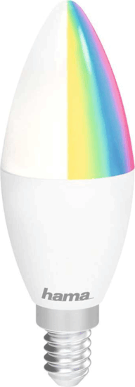 Hama LED Gyertya izzó 5,5W 470lm 6500K E14 - RGBW