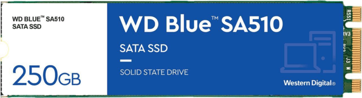 Western Digital 250GB Blue SA510 M.2 SATA3 SSD