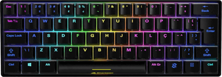 Sharkoon SKILLER SGK50 S4 Mechanikus (Red Switch) USB Gaming Billentyűzet (Fekete) - Francia