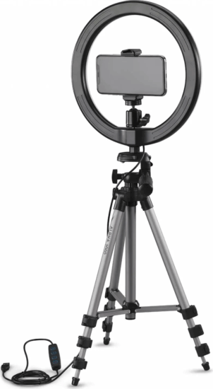 Cullmann Alpha 1000 Vlogging Vlogger telefon tartó és LED állvány