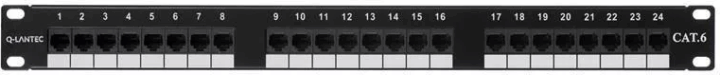 A-LANtec PK-U6-1 19" Patch panel - 24 port A-LANtec PK-U6-1 19" Patch panel - 24 port