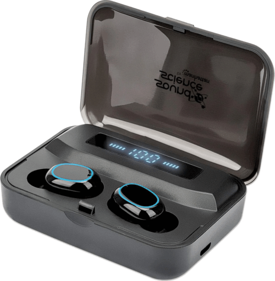 Manhattan 180382 Wireless Headset - Fekete