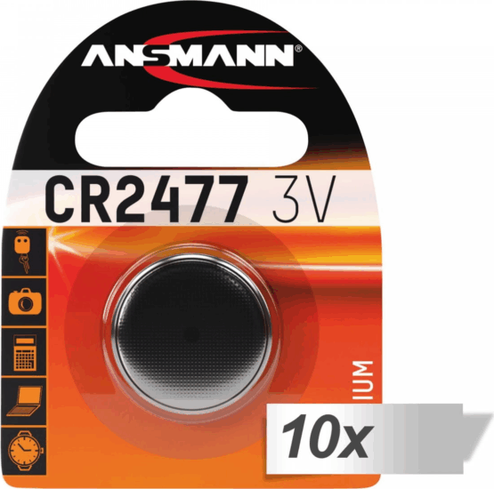 Ansmann CR2477 Lítium gombelem (10db/csomag) Ansmann CR2477 Lítium gombelem (10db/csomag)