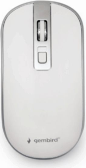 Gembird MUSW-4B-05 Wireless Egér - Fehér/Ezüst