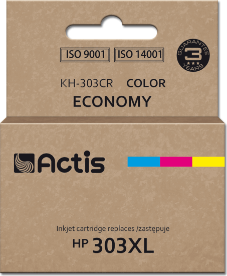 Actis (HP 303XL T6N03AE) Tintapatron Tri-color