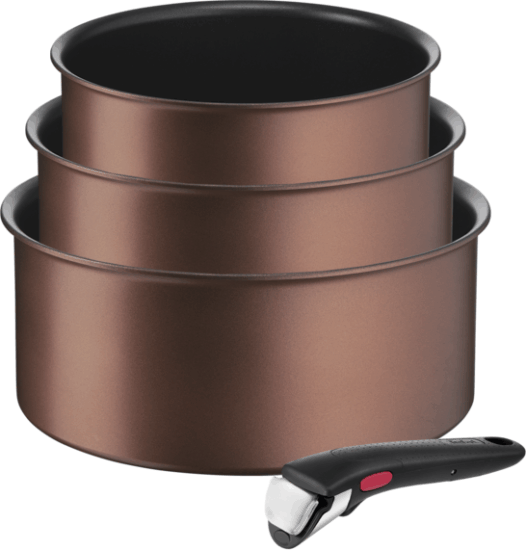 Tefal L7659442 Ingenio Resource Edénykészlet - Barna (4 részes)