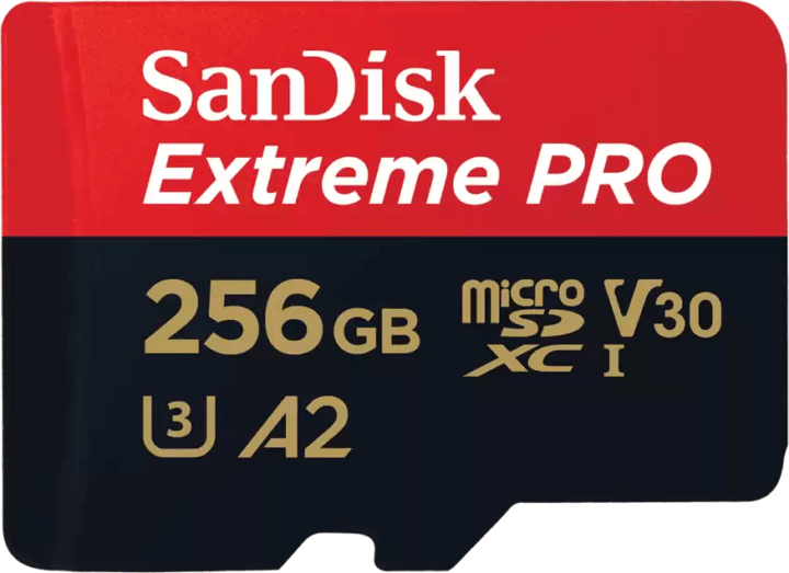 Sandisk Extreme PRO 256GB microSDXC UHS-I Memóriakártya + Adapter
