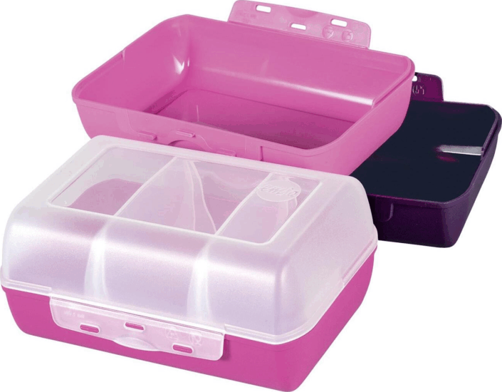 Emsa Variabolo Girls-Set Műanyag ételtároló doboz készlet 1,2L (4 db)