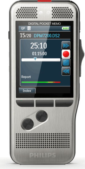Philips DPM7200 PocketMemo Diktafon - Szürke