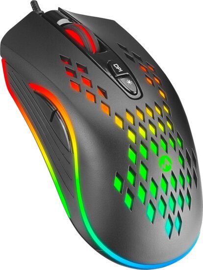 Everest SM-G07 Metafor RGB USB Gaming Egér - Fekete