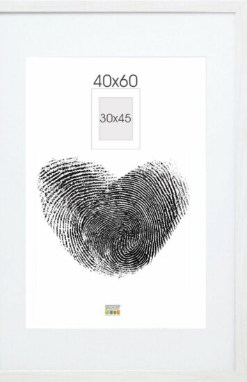 Deknudt S66KF1 P1 30x45 Képkeret - Fehér