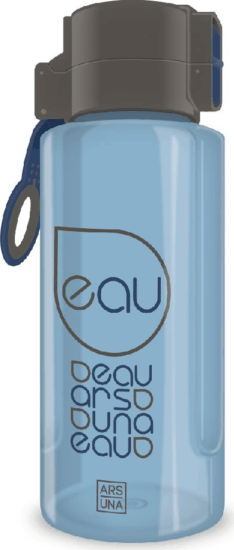 Ars Una EAU 650ml Kulacs - Fekete/Kék
