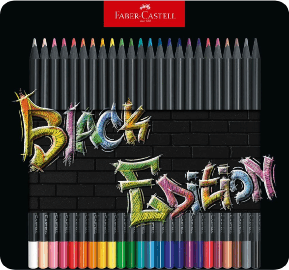 Faber-Castell Black Edition színes ceruza készlet (24db/csomag)