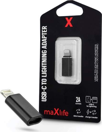 Maxlife TF-0128 Lightning apa - USB-C anya Adapter