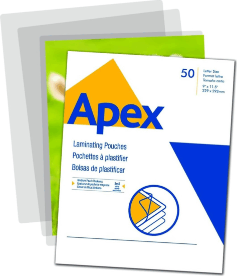 Fellowes Apex Medium 125 mikron A3 lamináló fólia (100 db / csomag) Fellowes Apex Medium 125 mikron A3 lamináló fólia (100 db / csomag)