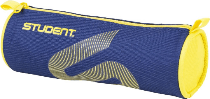 ICO Student 22 henger alakú tolltartó - Sötétkék/Citromsárga