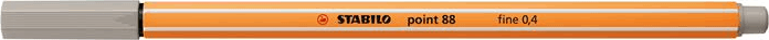 Stabilo point 88/93 0.4 mm Tűfilc - Szürke