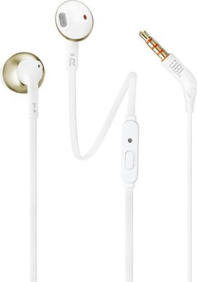 JBL Tune 205 Headset - Fehér/Arany JBL Tune 205 Headset - Fehér/Arany
