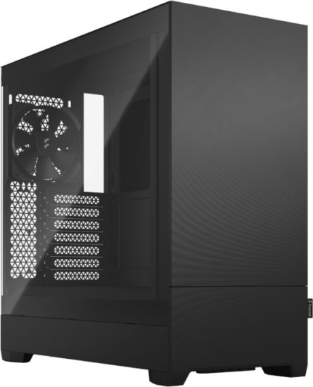 Fractal Design Pop Silent Clear Számítógépház - Fekete