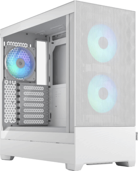 Fractal Design Pop Air RGB White TG Clear Tint Számítógépház - Fehér/Kék